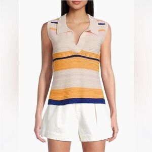 Sancia Cora Knit Stripe Pullover NWT Top Size Medium